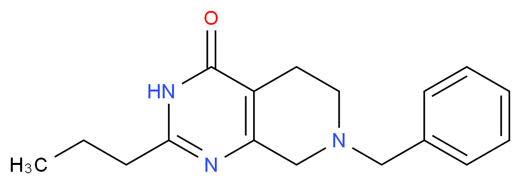 7-benzyl-2-propyl-3H,4H,5H,6H,7H,8H-pyrido[3,4-d]pyrimidin-4-one_分子结构_CAS_)