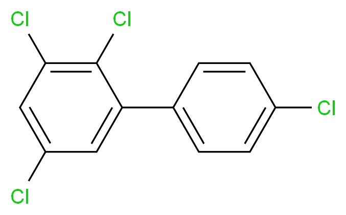 1,2,5-trichloro-3-(4-chlorophenyl)benzene_分子结构_CAS_74472-34-7