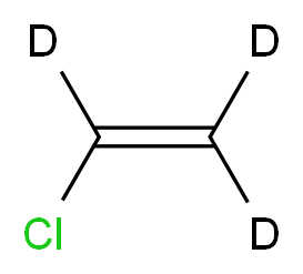 氯乙烯-d3_分子结构_CAS_6745-35-3)
