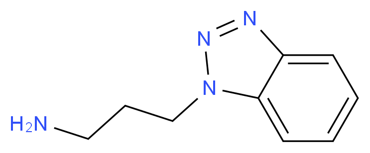 3-(1H-1,2,3-benzotriazol-1-yl)propan-1-amine_分子结构_CAS_73866-19-0