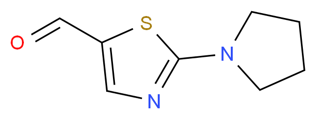 2-pyrrolidin-1-yl-1,3-thiazole-5-carbaldehyde_分子结构_CAS_900015-48-7)