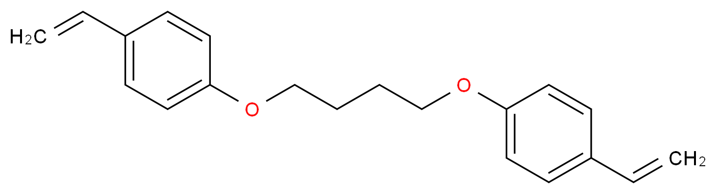 1-ethenyl-4-[4-(4-ethenylphenoxy)butoxy]benzene_分子结构_CAS_112309-98-5