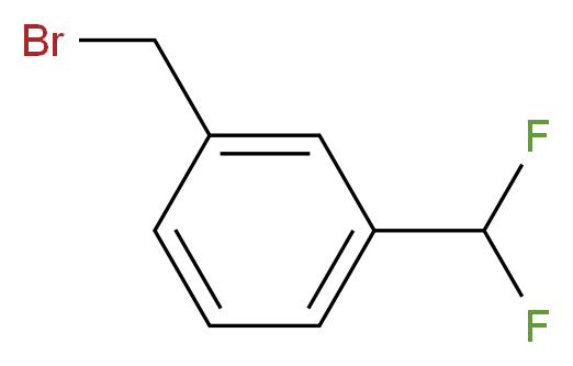 1-(bromomethyl)-3-(difluoromethyl)benzene_分子结构_CAS_1263178-51-3