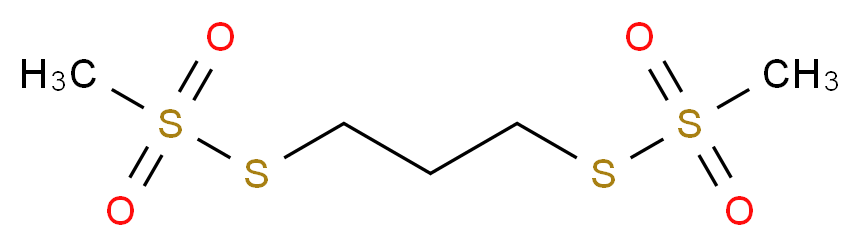 ({[3-(methanesulfonylsulfanyl)propyl]sulfanyl}sulfonyl)methane_分子结构_CAS_55-96-9
