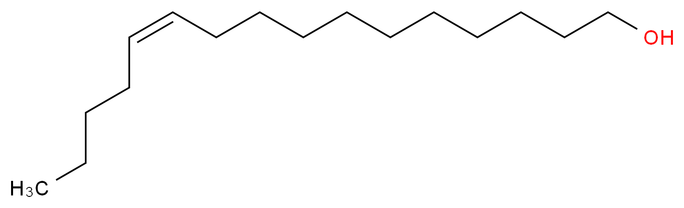 (11Z)-hexadec-11-en-1-ol_分子结构_CAS_56683-54-6