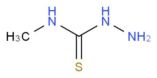 1-amino-3-methylthiourea_分子结构_CAS_6610-29-3