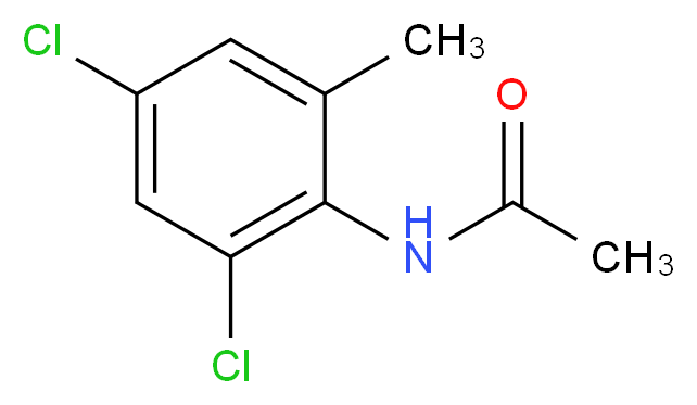 2,4-Dichloro-6-methylacetanilide_分子结构_CAS_)