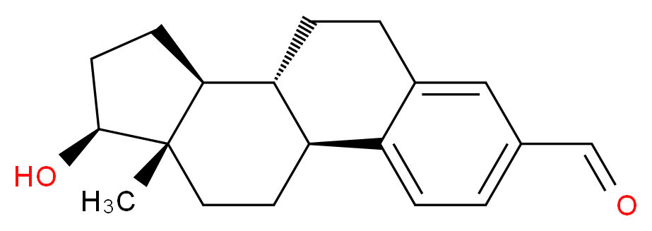 (1S,10R,11S,14S,15S)-14-hydroxy-15-methyltetracyclo[8.7.0.0<sup>2</sup>,<sup>7</sup>.0<sup>1</sup><sup>1</sup>,<sup>1</sup><sup>5</sup>]heptadeca-2,4,6-triene-5-carbaldehyde_分子结构_CAS_1035-77-4