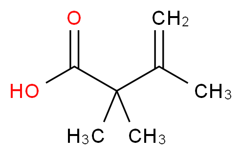 2,2,3-trimethylbut-3-enoic acid_分子结构_CAS_4168-01-8