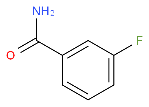 3-fluorobenzamide_分子结构_CAS_455-37-8