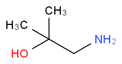 1-AMino-2-Methyl-propan-2-ol_分子结构_CAS_2854-16-2)