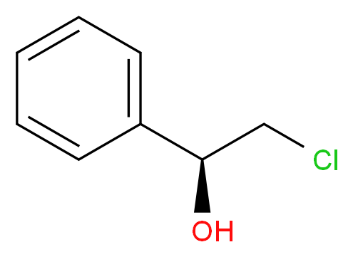 (1S)-2-chloro-1-phenylethan-1-ol_分子结构_CAS_70111-05-6