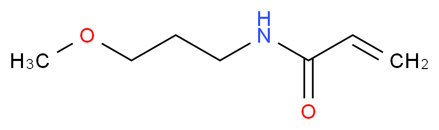 N-（3-甲氧基丙基）丙烯酰胺_分子结构_CAS_107374-86-7)