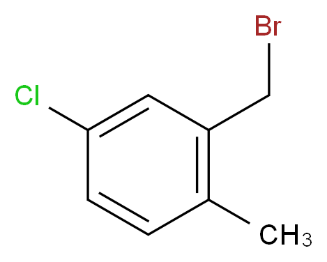 2-(Bromomethyl)-4-chloro-1-methylbenzene_分子结构_CAS_869721-21-1)
