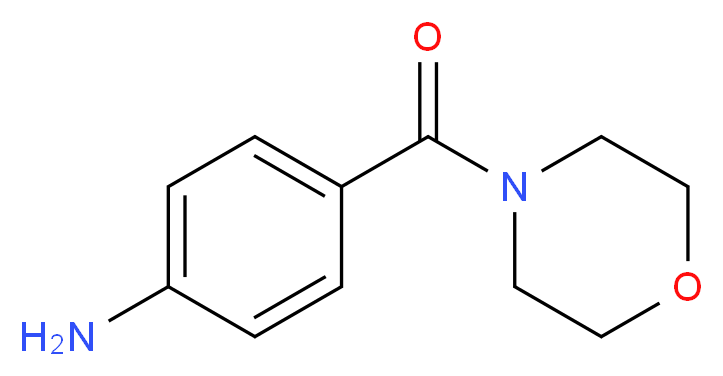 4-(morpholin-4-ylcarbonyl)aniline_分子结构_CAS_51207-86-4)