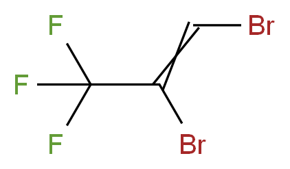 1,2-Dibromo-3,3,3-trifluoroprop-1-ene 98%_分子结构_CAS_431-22-1)