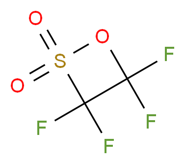 tetrafluoro-1,2$l^{6}-oxathietane-2,2-dione_分子结构_CAS_697-18-7