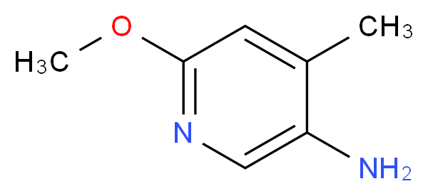 5-AMINO-2-METHOXY-4-PICOLINE_分子结构_CAS_6635-91-2)