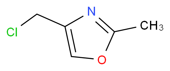 4-(chloromethyl)-2-methyl-1,3-oxazole_分子结构_CAS_141399-53-3)