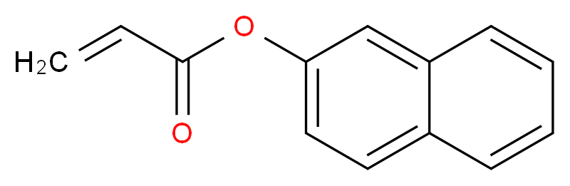 naphthalen-2-yl prop-2-enoate_分子结构_CAS_52684-34-1