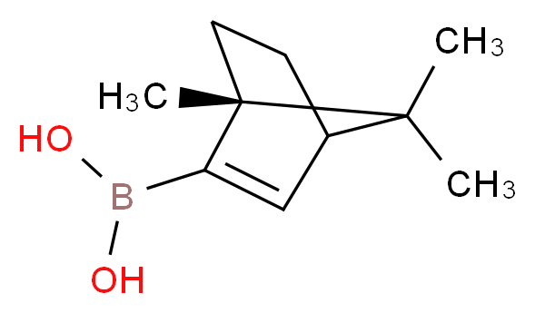 (1S)-1,7,7-Trimethylbicyclo[2.2.1]hept-2-en-2-ylboronic acid 95%_分子结构_CAS_871333-99-2)