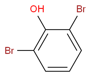 2,6-Dibromophenol_分子结构_CAS_608-33-3)