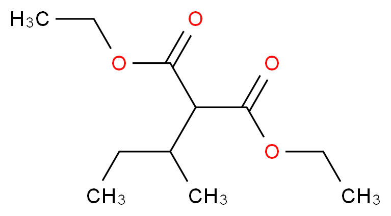 仲丁基丙二酸二乙酯_分子结构_CAS_83-27-2)