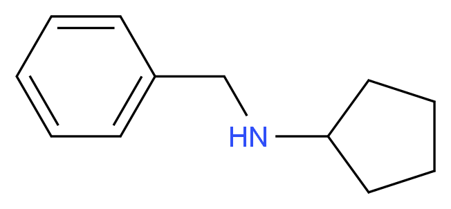 N-Benzylcyclopentanamine_分子结构_CAS_15205-23-9)