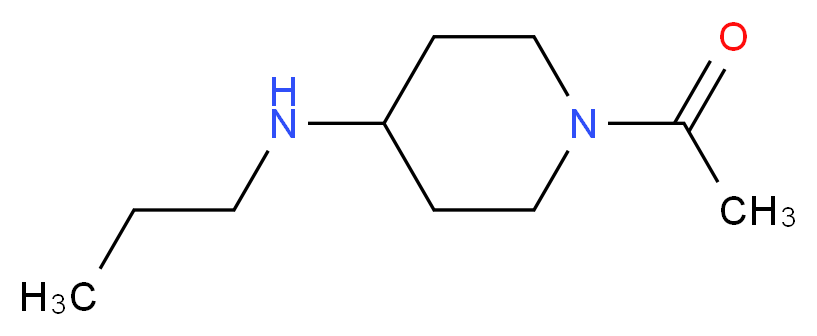 1-[4-(propylamino)piperidin-1-yl]ethan-1-one_分子结构_CAS_902837-20-1