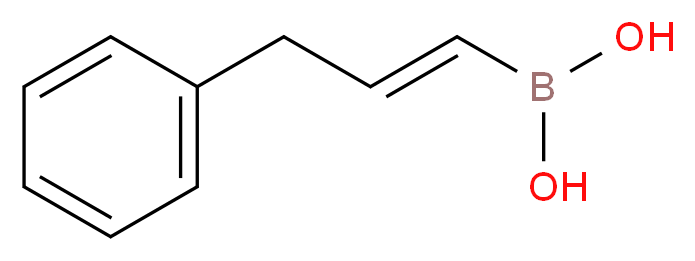 [(1E)-3-phenylprop-1-en-1-yl]boronic acid_分子结构_CAS_129423-29-6