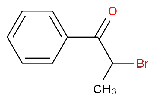 2-溴苯丙酮_分子结构_CAS_2114-00-3)