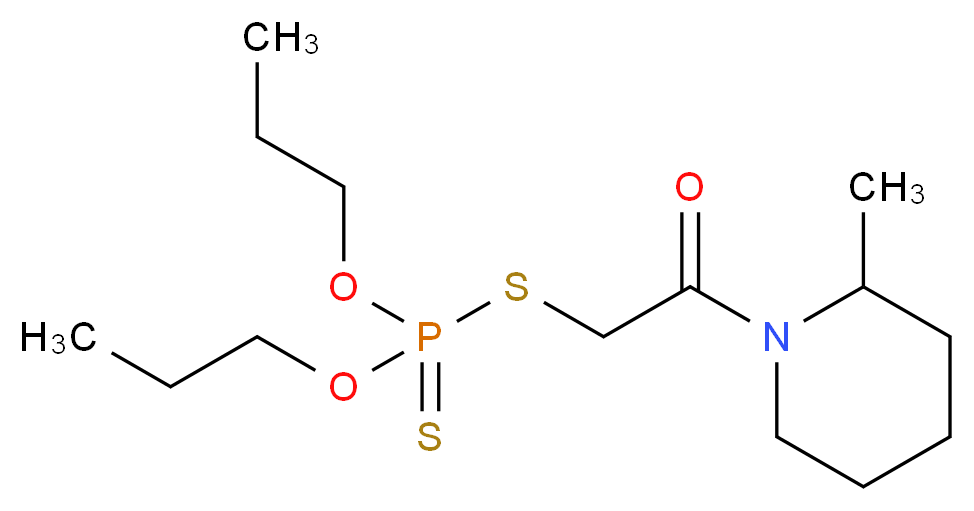 哌草磷_分子结构_CAS_24151-93-7)