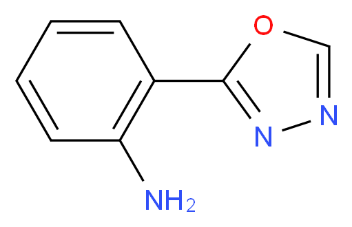 2-(1,3,4-Oxadiazol-2-yl)aniline_分子结构_CAS_)