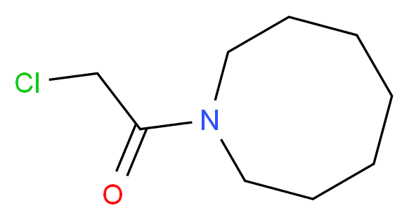 1-(chloroacetyl)azocane_分子结构_CAS_14368-26-4)