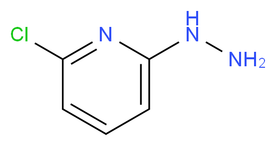 2-Chloro-6-hydrazinopyridine_分子结构_CAS_5193-03-3)