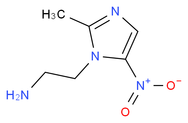 1-(2-Aminoethyl)-2-methyl-5-nitroimidazole Dihydrochloride Monohydrate_分子结构_CAS_49575-10-2)