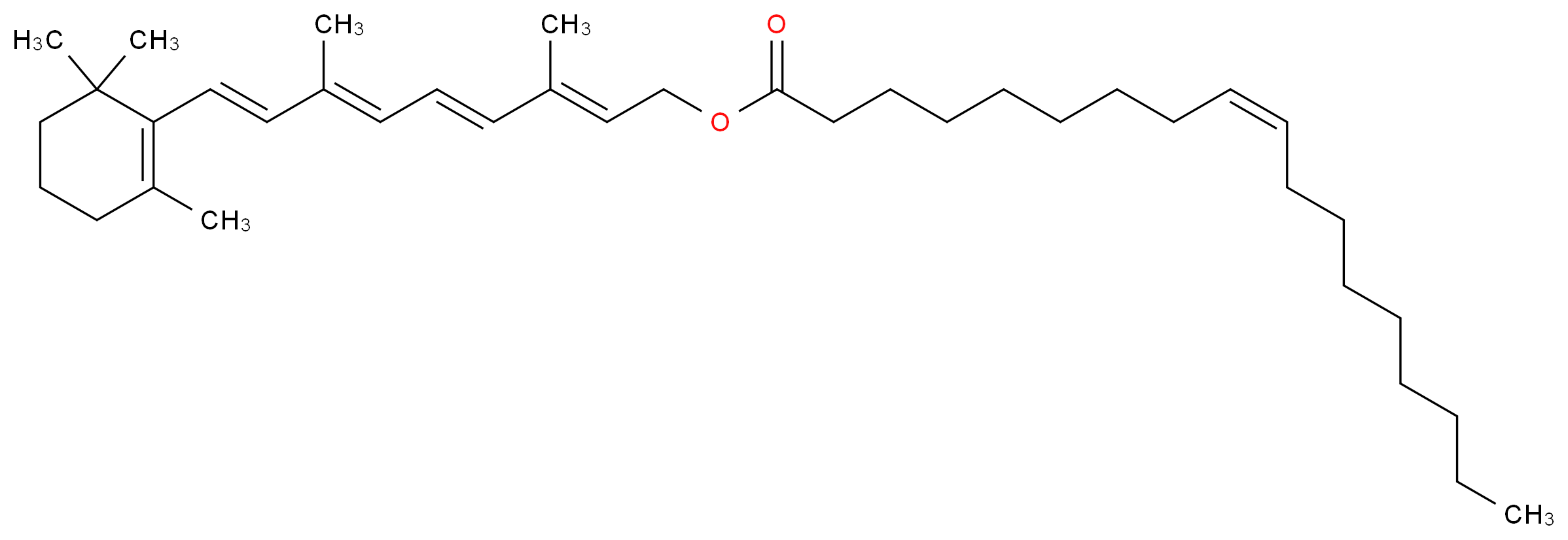 all-trans-Retinyl Oleate_分子结构_CAS_631-88-9)