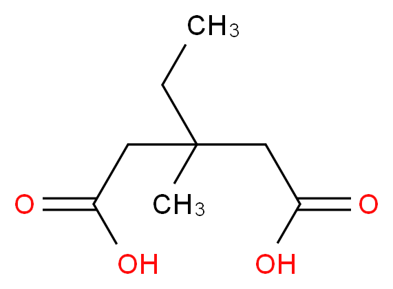 &beta;-ETHYL-&beta;-METHYLGLUTARIC ACID_分子结构_CAS_)