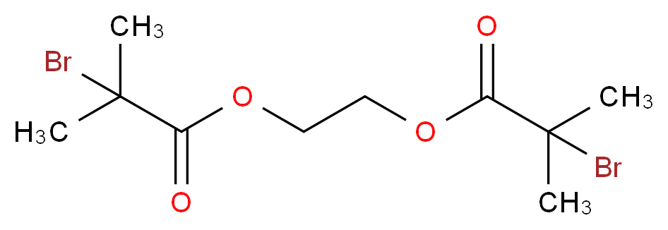 2-[(2-bromo-2-methylpropanoyl)oxy]ethyl 2-bromo-2-methylpropanoate_分子结构_CAS_248603-11-4