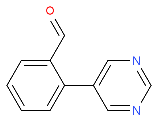 2-Pyrimidin-5-yl-benzaldehyde_分子结构_CAS_640769-71-7)