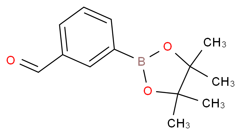 3-(4,4,5,5-TETRAMETHYL-1,3,2-DIOXABOROLAN-2-YL)BENZALDEHYDE_分子结构_CAS_380151-86-0)