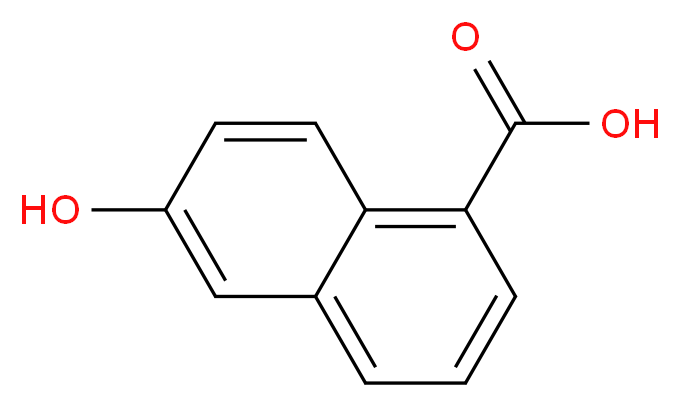 6-Hydroxy-1-naphthoic acid_分子结构_CAS_2437-17-4)