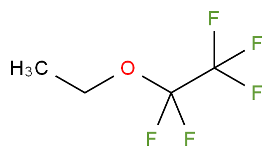 Pentafluoroethyl ethyl ether_分子结构_CAS_22052-81-9)