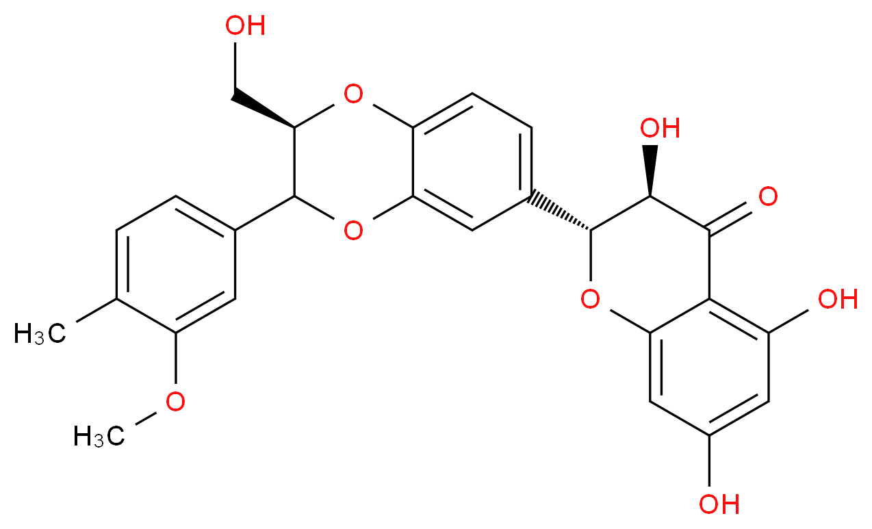 水飞蓟宾_分子结构_CAS_802918-57-6)