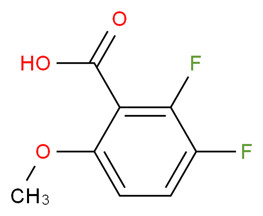 2,3-difluoro-6-methoxybenzoic acid_分子结构_CAS_773873-26-0