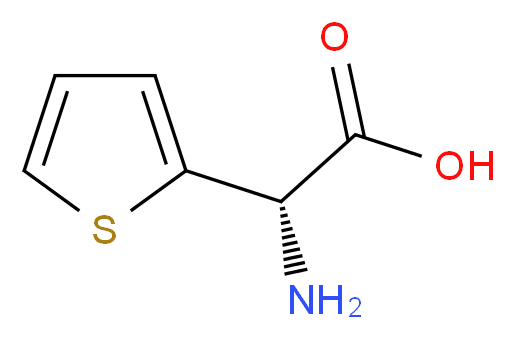 D-α-(2-Thienyl)glycine_分子结构_CAS_43189-45-3)