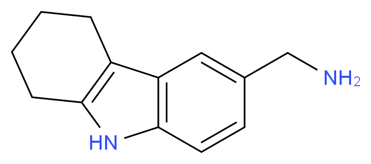 (2,3,4,9-tetrahydro-1{H}-carbazol-6-ylmethyl)amine_分子结构_CAS_)