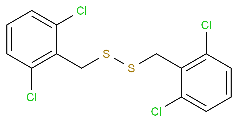 di(2,6-dichlorobenzyl) disulphide_分子结构_CAS_)