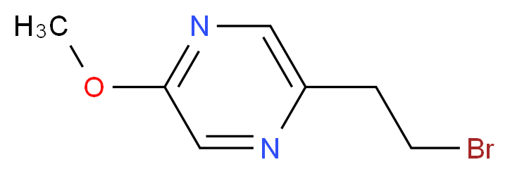 2-(2-bromoethyl)-5-methoxypyrazine_分子结构_CAS_1196151-25-3)