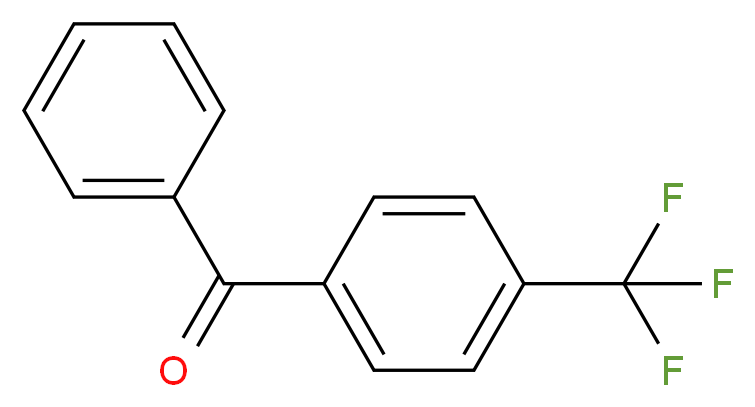 phenyl[4-(trifluoromethyl)phenyl]methanone_分子结构_CAS_728-86-9